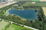 Luftaufnahme vom Badesee 