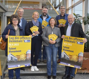 Präsentation des Plakats zum Tag des offenen Denkmals.