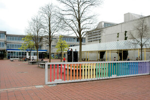 Ansicht des Gymnasium Olchings.