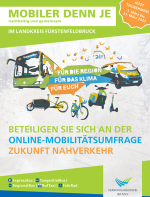 Bild zeigt Plakat zur Mobilitätsumfrage