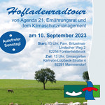 Flyer zur Hofladentour.