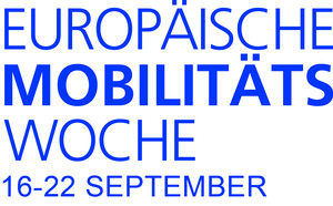 Logo mit Schriftzug Europäische Mobilitätswoche.