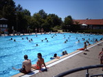 Schwimmerbecken im Freibad Mammendorf