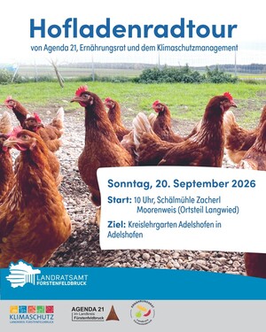 Plakat Hofladenradtour