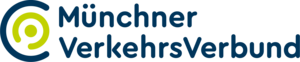 Logo des MVV als Punkt mit Kreisen darum