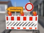 Umleitungsschild.