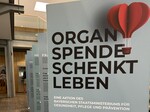 Stellwand mit Text zur Ausstellung.