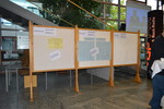 Info-Tafeln mit Wahlergebnissen der Landtagswahl 2013.