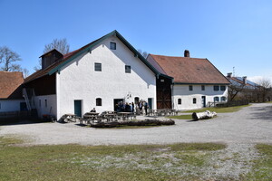 Blick auf die Jexhof-Gebäude