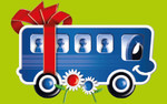 Grafik mit Bus