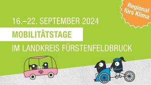 Auto und Fahrrad mit jeweils 2 Personen