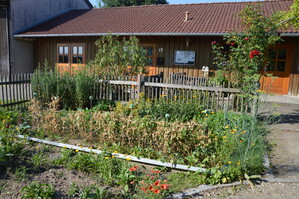 Gemüsebeete im Kreislehrgarten Adelshofen