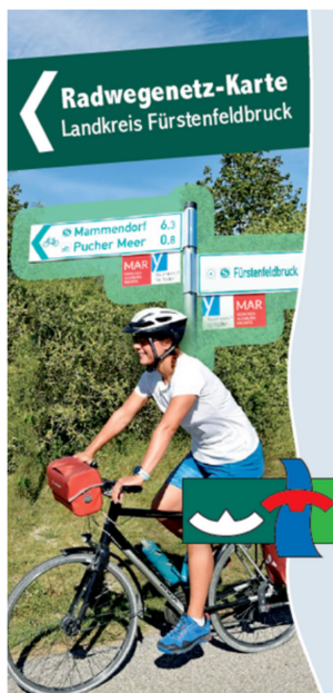 Bild zeigt Titel Radwegenetzkarte