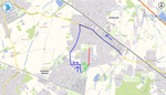 Straßenplan von Gröbenzell
