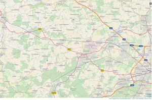 Eine Karte des Landkreises Fürstenfeldbruck